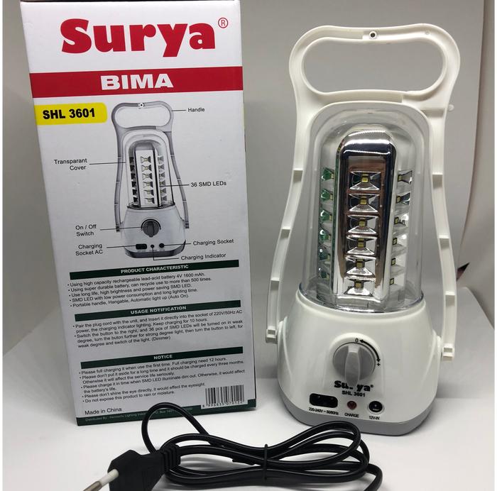 Gratis Ongkir Lampu Surya Shl L3601 Emergency Lazada Indonesia