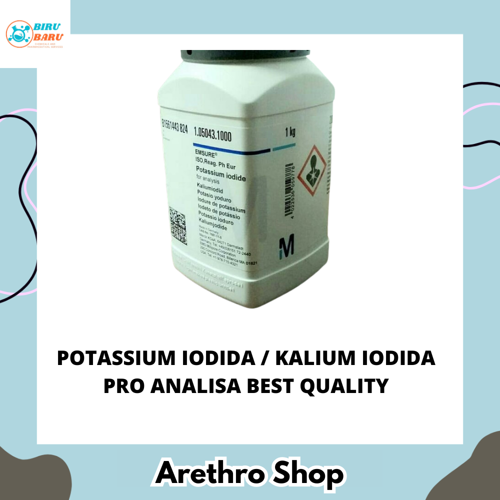 POTASSIUM IODIDA / KALIUM IODIDA ( KI ) PRO ANALISA 10 GRAM MERCK BEST