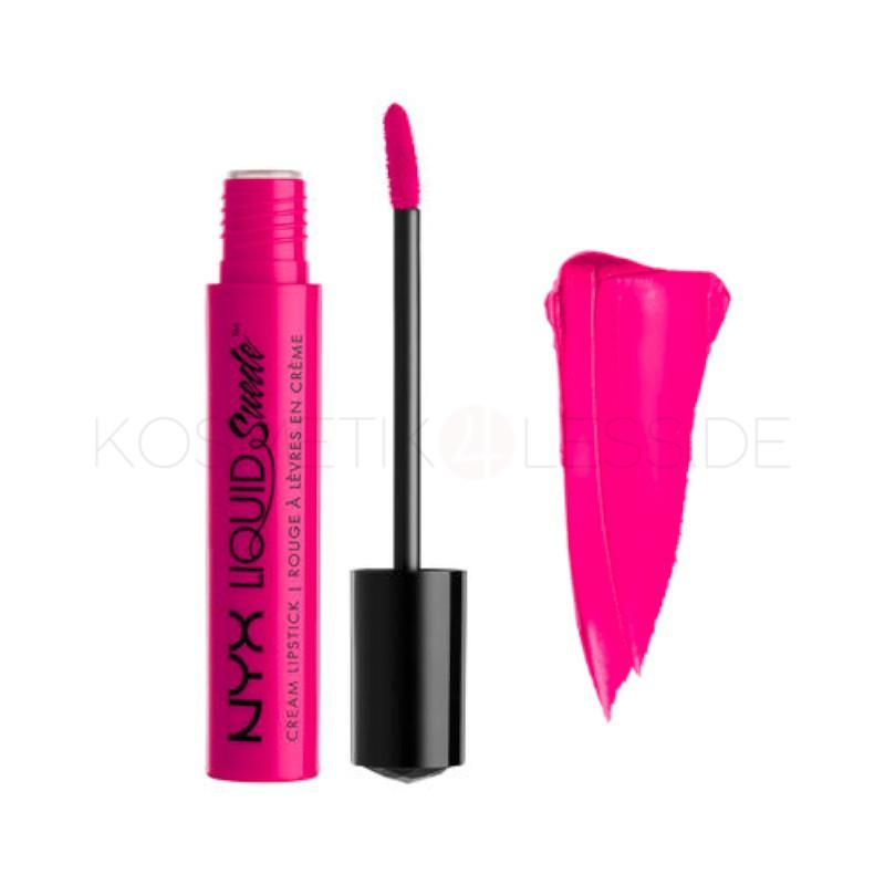(ORIGINAL 100%) NYX Professional Makeup Liquid Suede Cream Lipstick LSCL 08 Pink Lust
