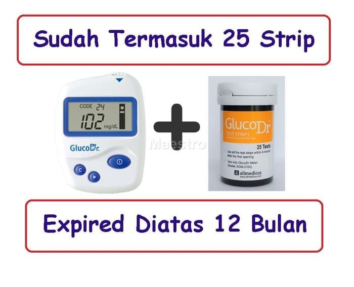GLUCODR AGM-2100 ALAT CEK TES GULA DARAH STRIP BIOSENSOR GLUCO DR
