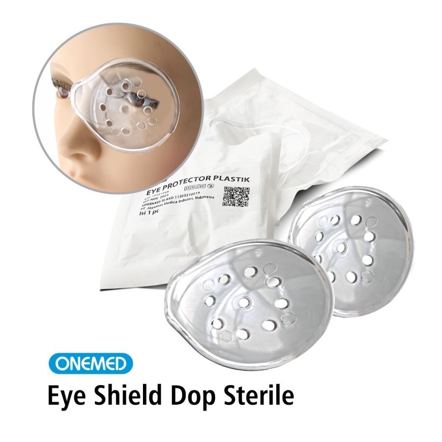 Eye Shield Pelindung Mata Dop Steril OneMed / Pelindung Mata Lazada