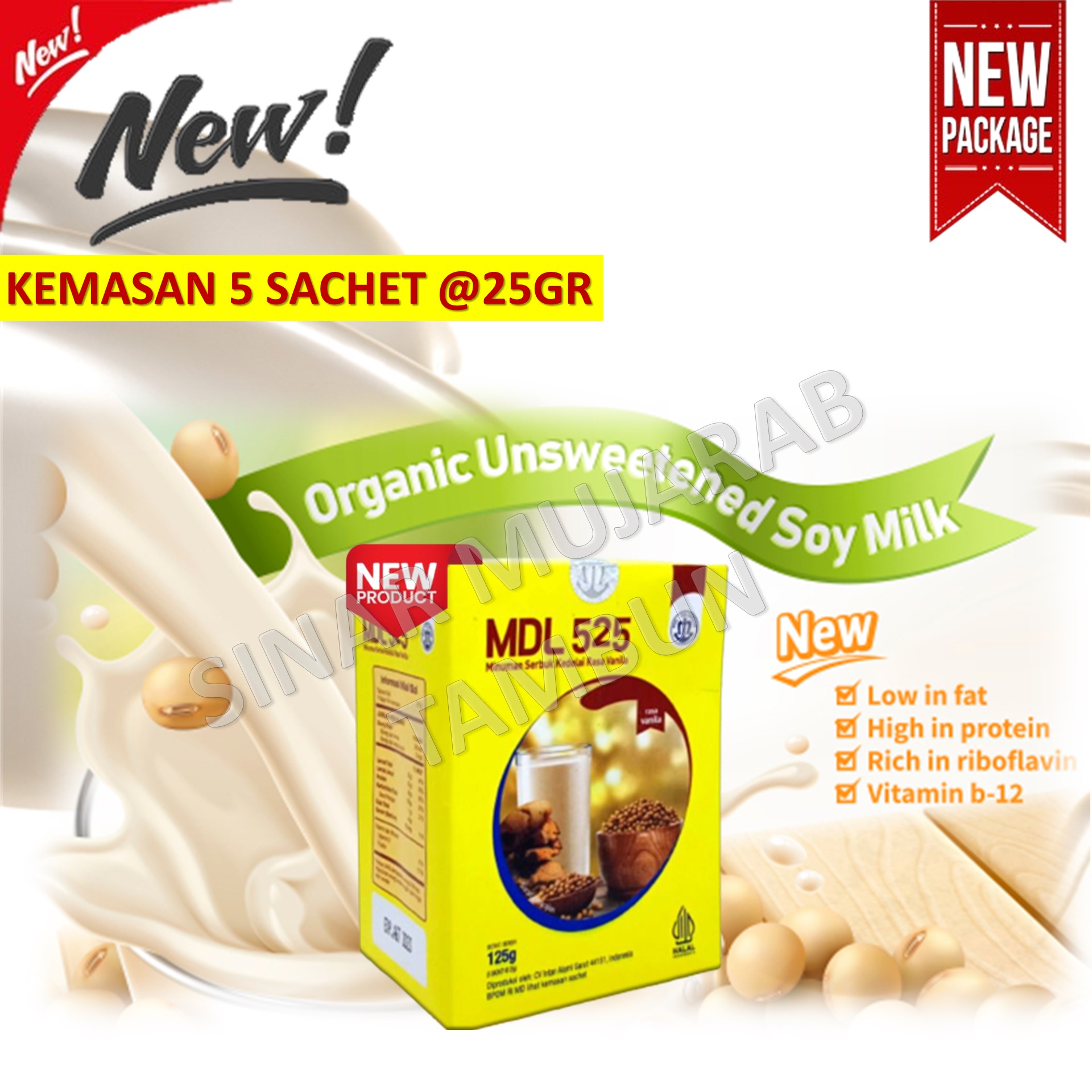 Susu Kedelai Susu Mdl 525 Best Seller Original Susu New Mandala 525 Soya Susu Kedelai 9208