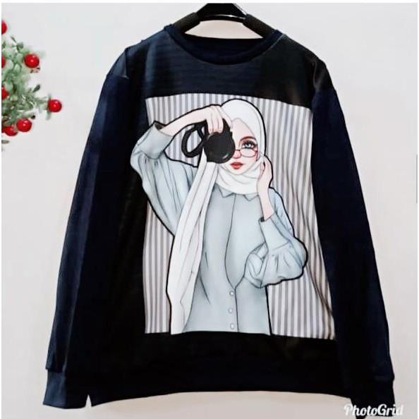 DAMAI FASHION JAKARTA - baju atasan SWEATER wanita SALMA - konveksi murah