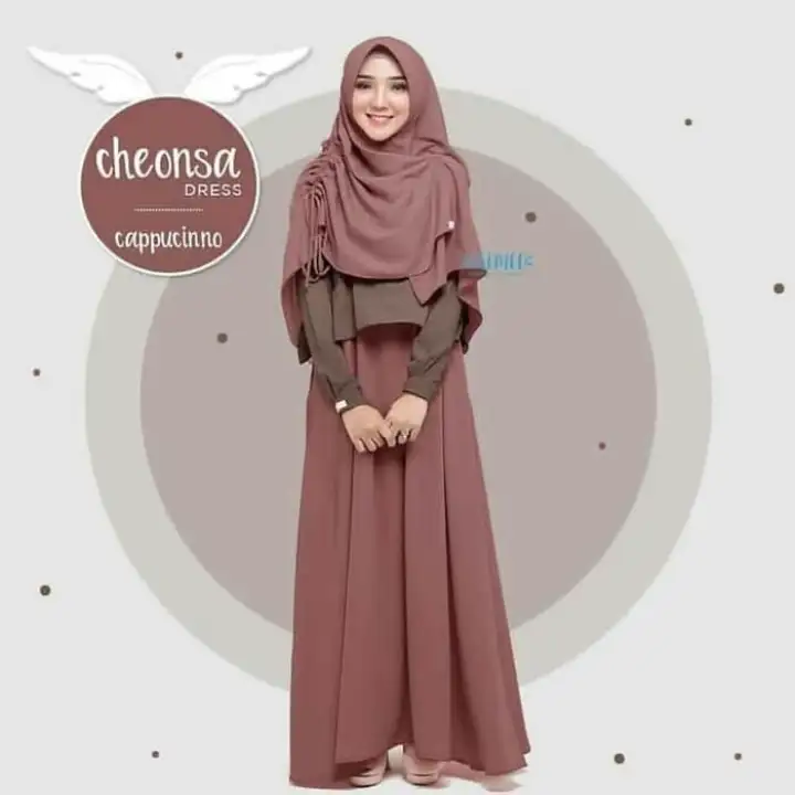 Baju Gamis Syar I Polos Remaja Dress Muslim Wanita Lazada Indonesia
