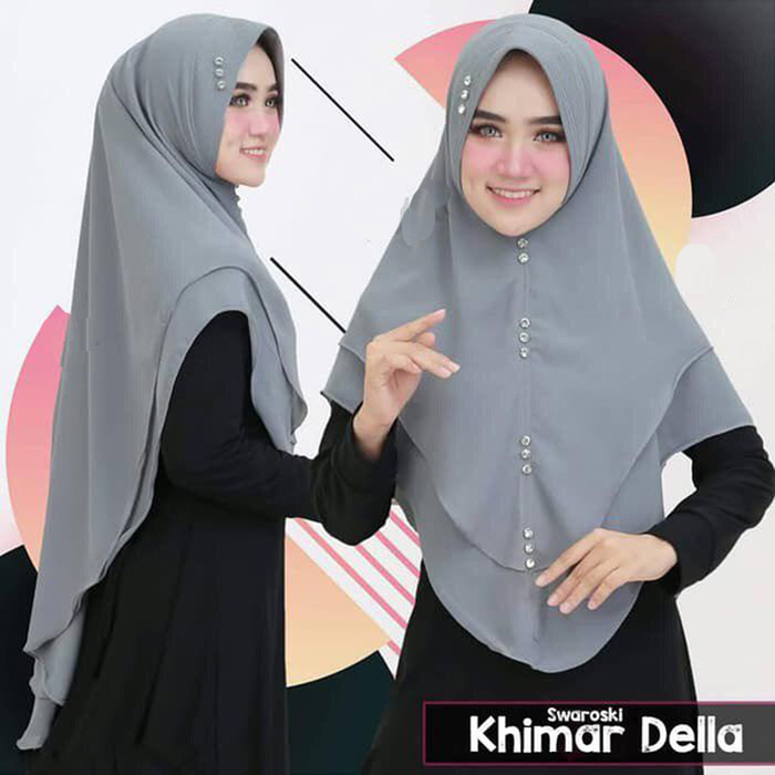Hijab Khimar Instan Terbaru Della Swarovsky
