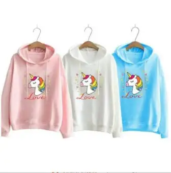 jaket hoodie unicorn