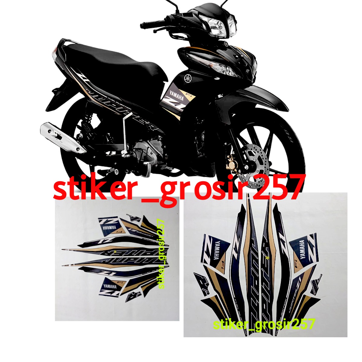 STIKER STRIPING LIS BODY JUPITER Z1 TAHUN 2021 FULL SET STANDAR