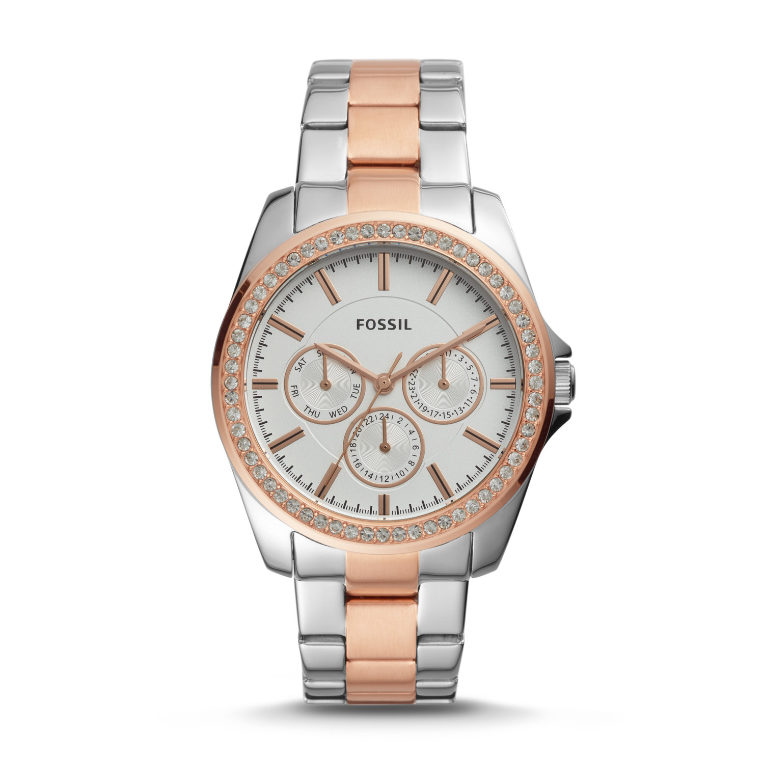 FOSSIL Janice Multifunction Two-Tone 