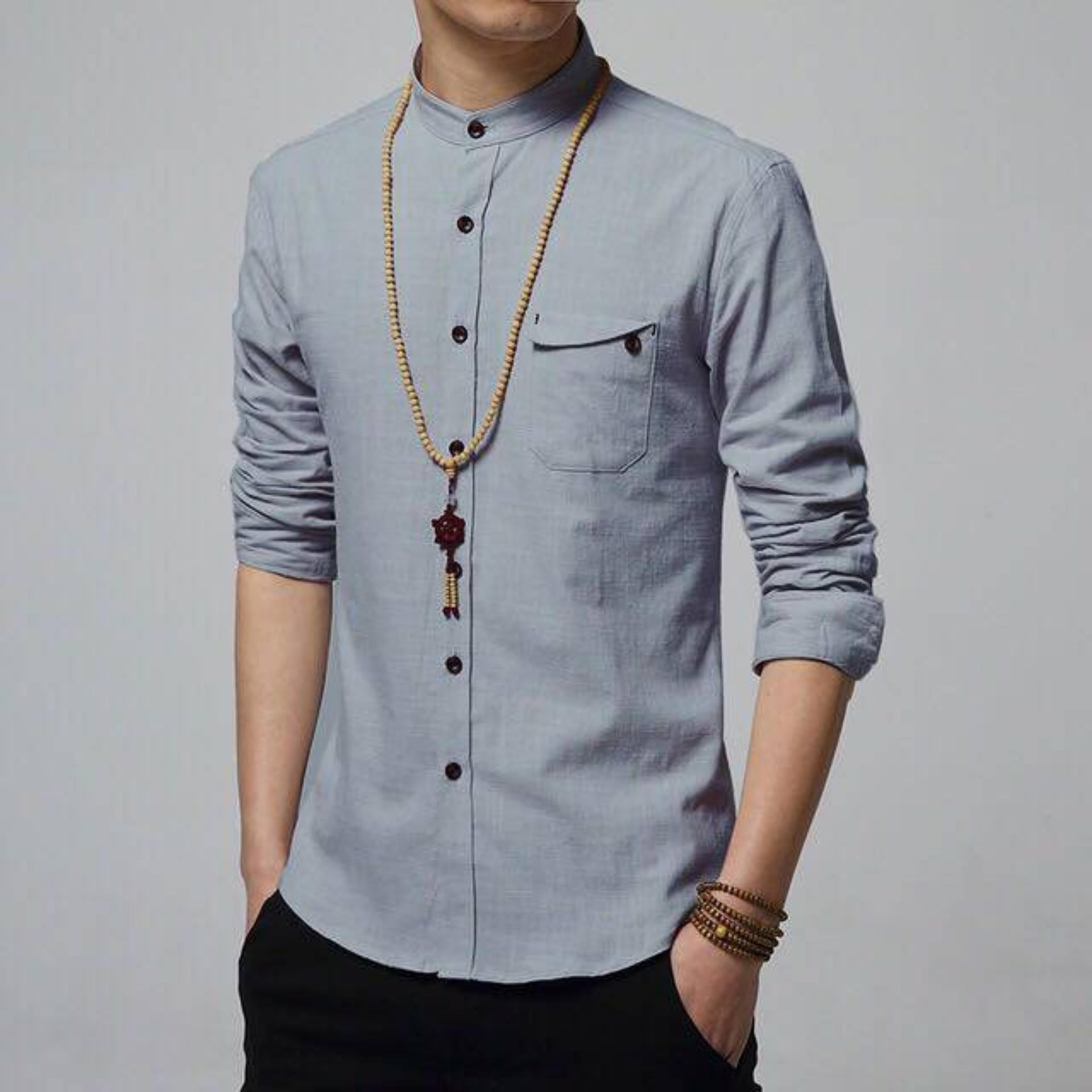 Alasxyashop Kemeja Koko Pria Lengan Panjang Fian / Kemeja Casual Pria / Kemeja Formal Pria / Kemeja Polos / Kemeja Cowok / Kemeja DIstro / Kemeja Muslim / Kemeja Flanel / Kemeja Batik / Hem Pria / Kem Pria / Kemeja Kantor / Kemeja Santai