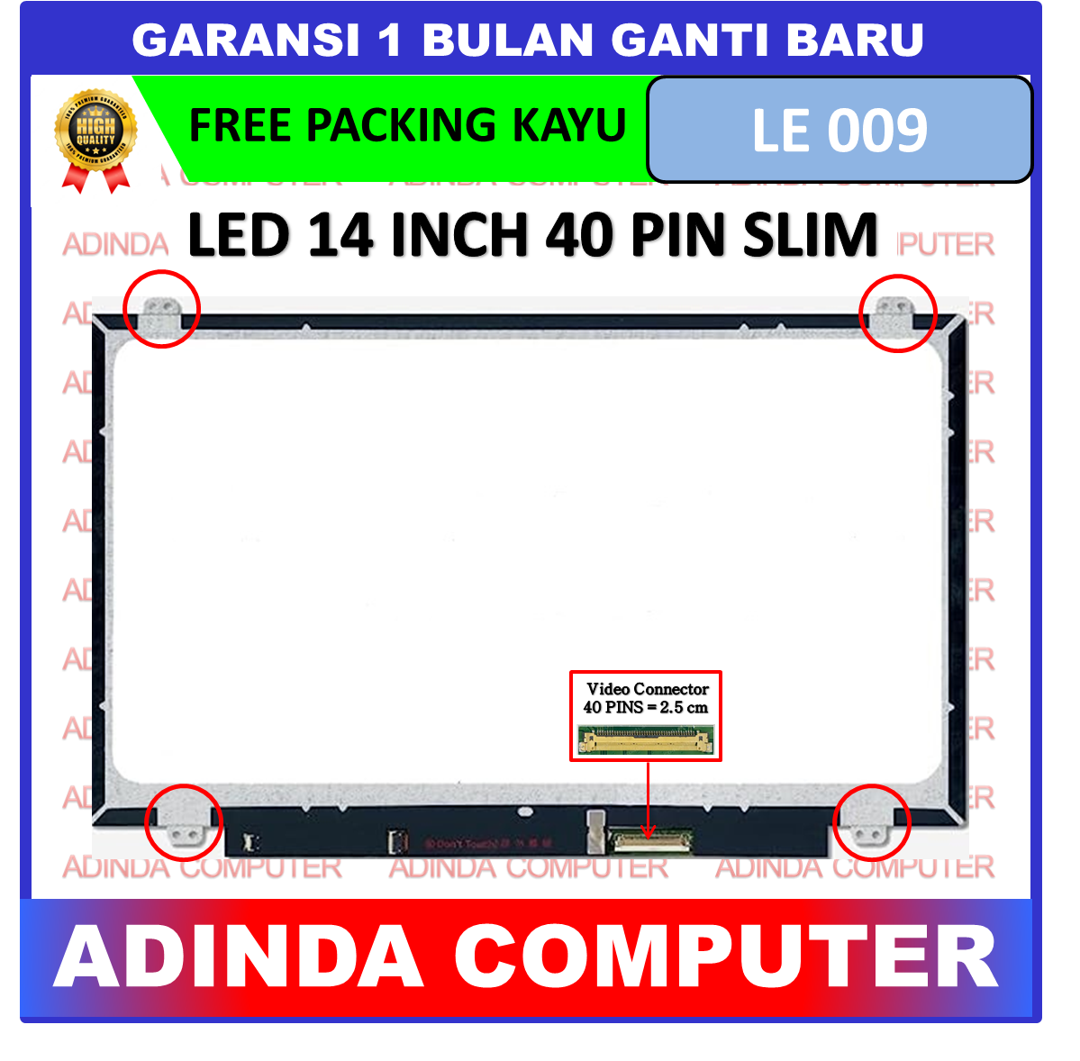 LCD LED Samsung 14 Inch Slim 40 pin | Lazada Indonesia