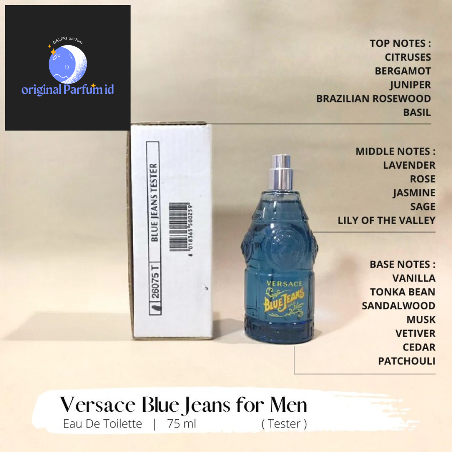 Jual Parfum Versace Blue Jeans Original 