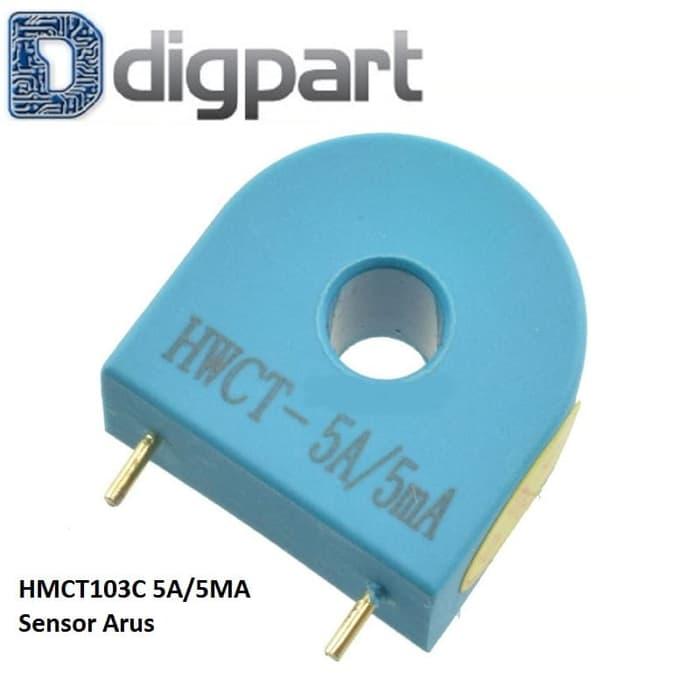 HMCT103C 5A 5MA Micro Current Transformer Sensor Arus Module Precision ...