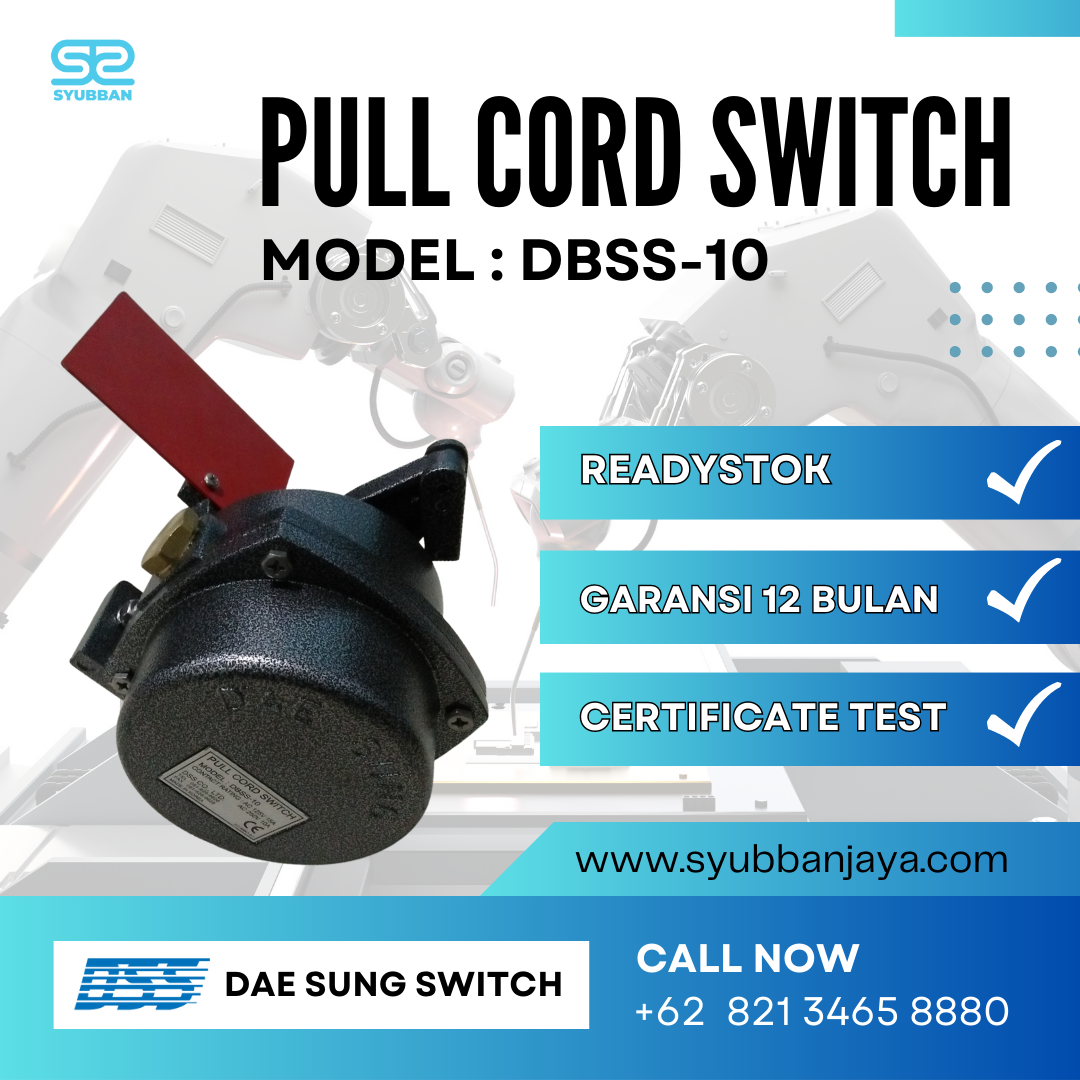 Pull Cord Switch | Pull Rope Switch | Emergency Stop Switch DBSS-10 ...