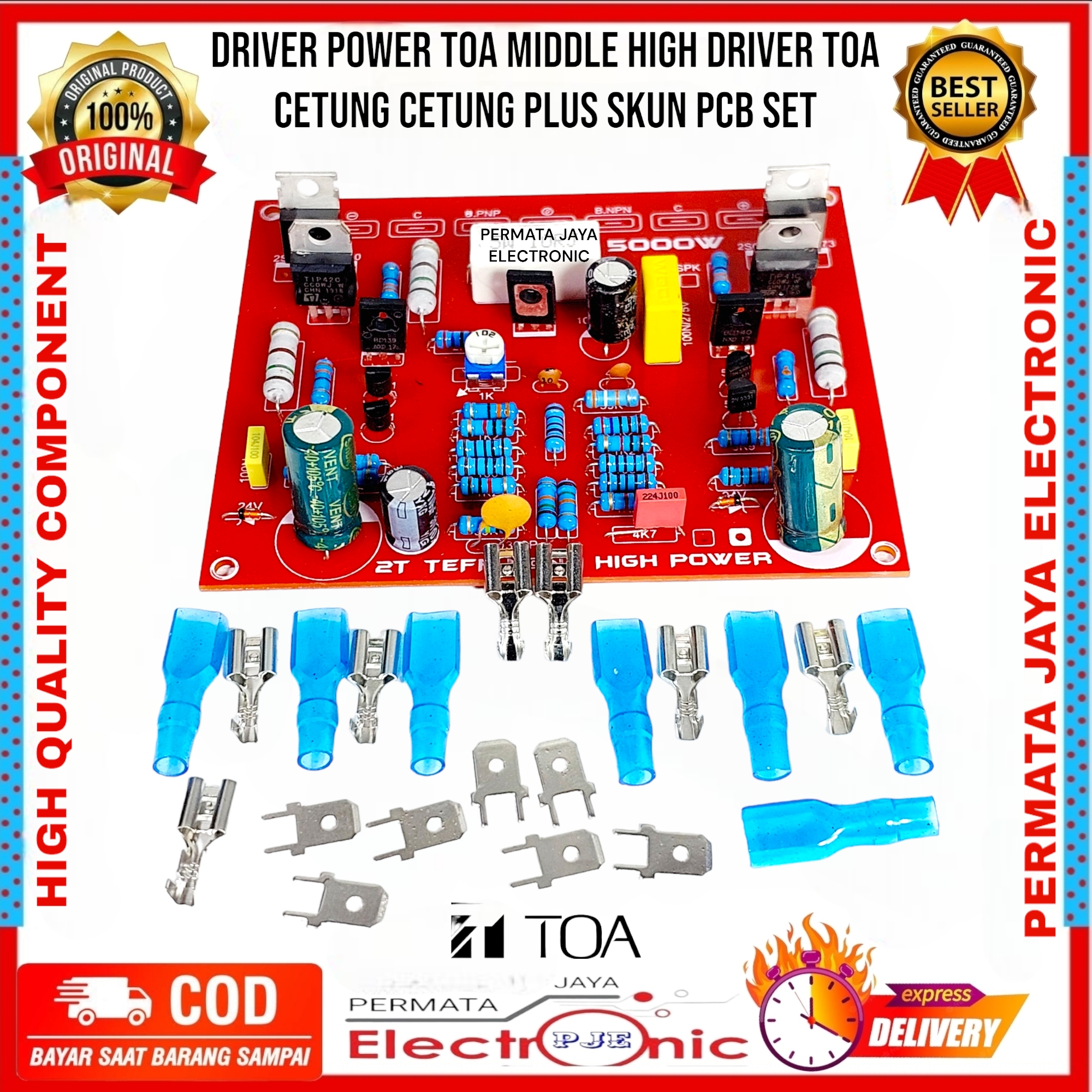 Driver Power Amplifier TOA MIDEL HIGH DRIVER TOA CETUNG CETUNG Plus