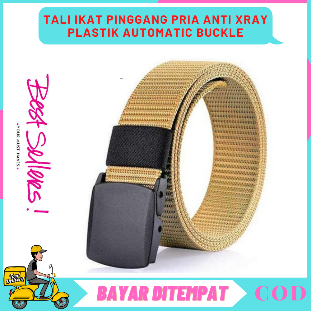 Jual Rhodey Tali Ikat Pinggang Pria Anti Xray