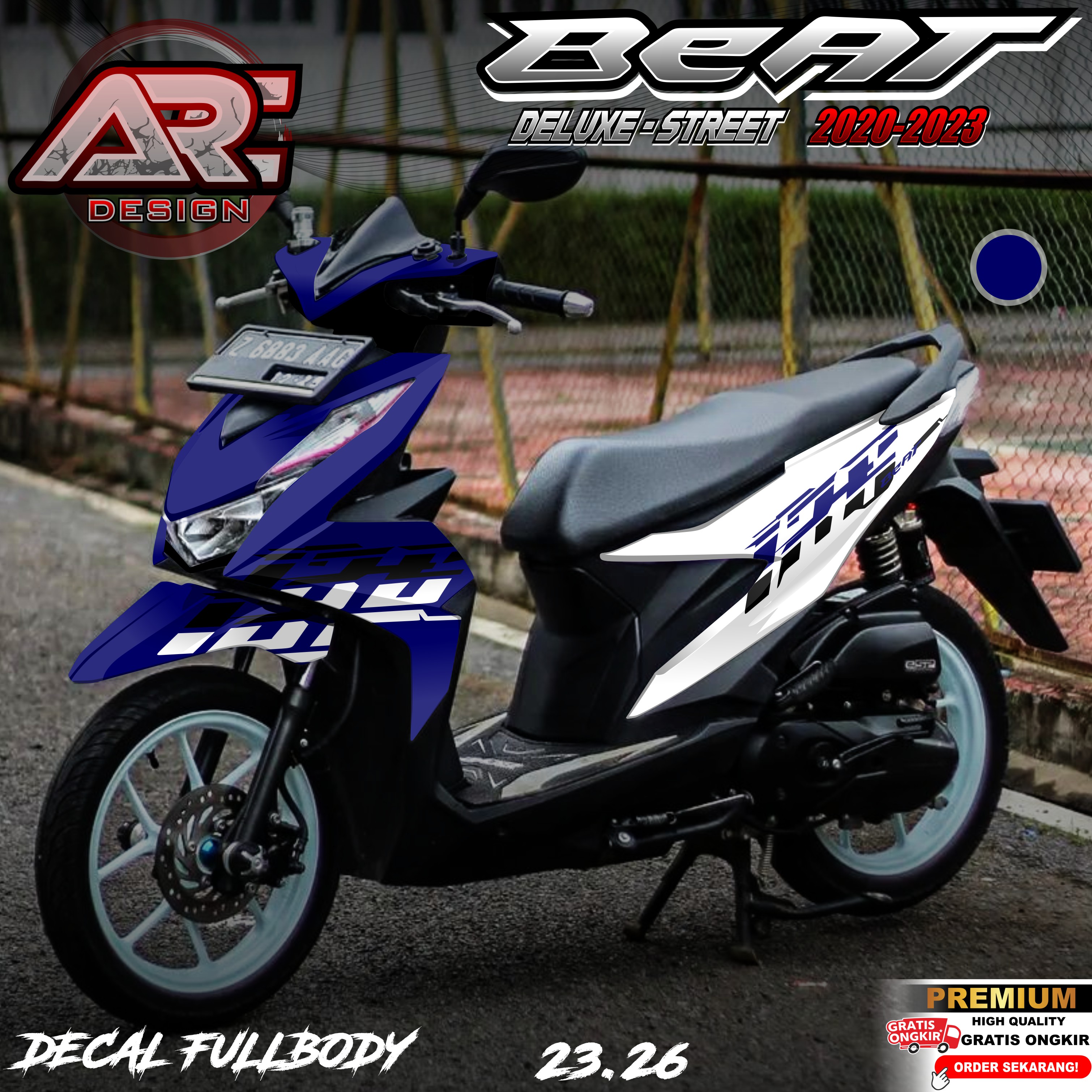 Cod Terbaru Decal Sticker Honda Beat Deluxe Street