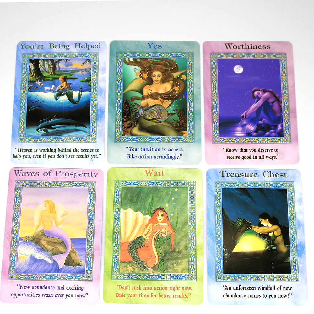 Pengy giải trí 44-Card mục đích cuộc sống truyền cảm hứng cho những giấc mơ Tarot thẻ Oracle thẻ huyền...