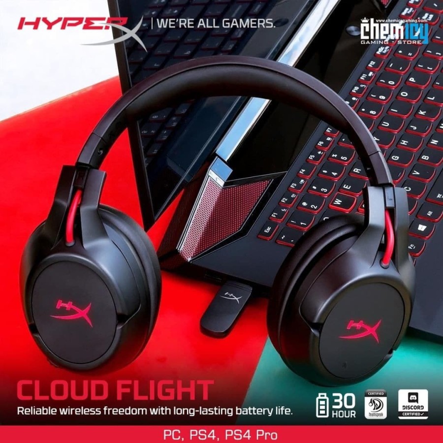 Cloud Flight S – Wireless USB Headset for PC and PS4 | HyperX