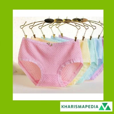 Kharismapedia - Celana Dalam Wanita Underwear Cewek Polos / Underwear Wanita Polos Variasi Renda / Pakaian Dalam