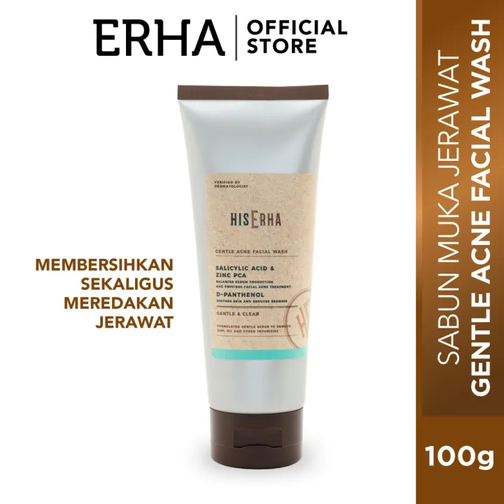 erha facial wash acne