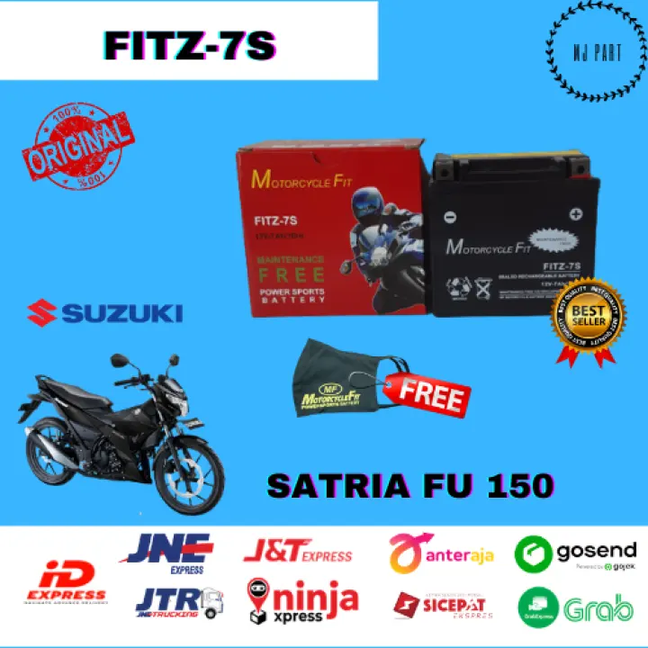 Aki Motor Gtz 7s Suzuki Satria Fu 150 Cbr 150 Cc Mega Pro New Original Termurah Baru Bagus Lazada Indonesia