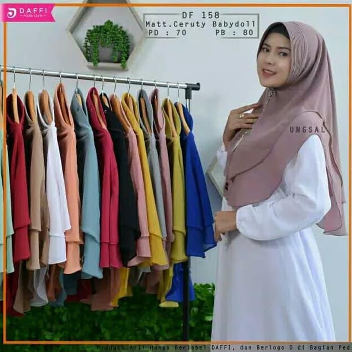 PROMO jilbab hijab bergo instan df 158 by daffi TERBARU