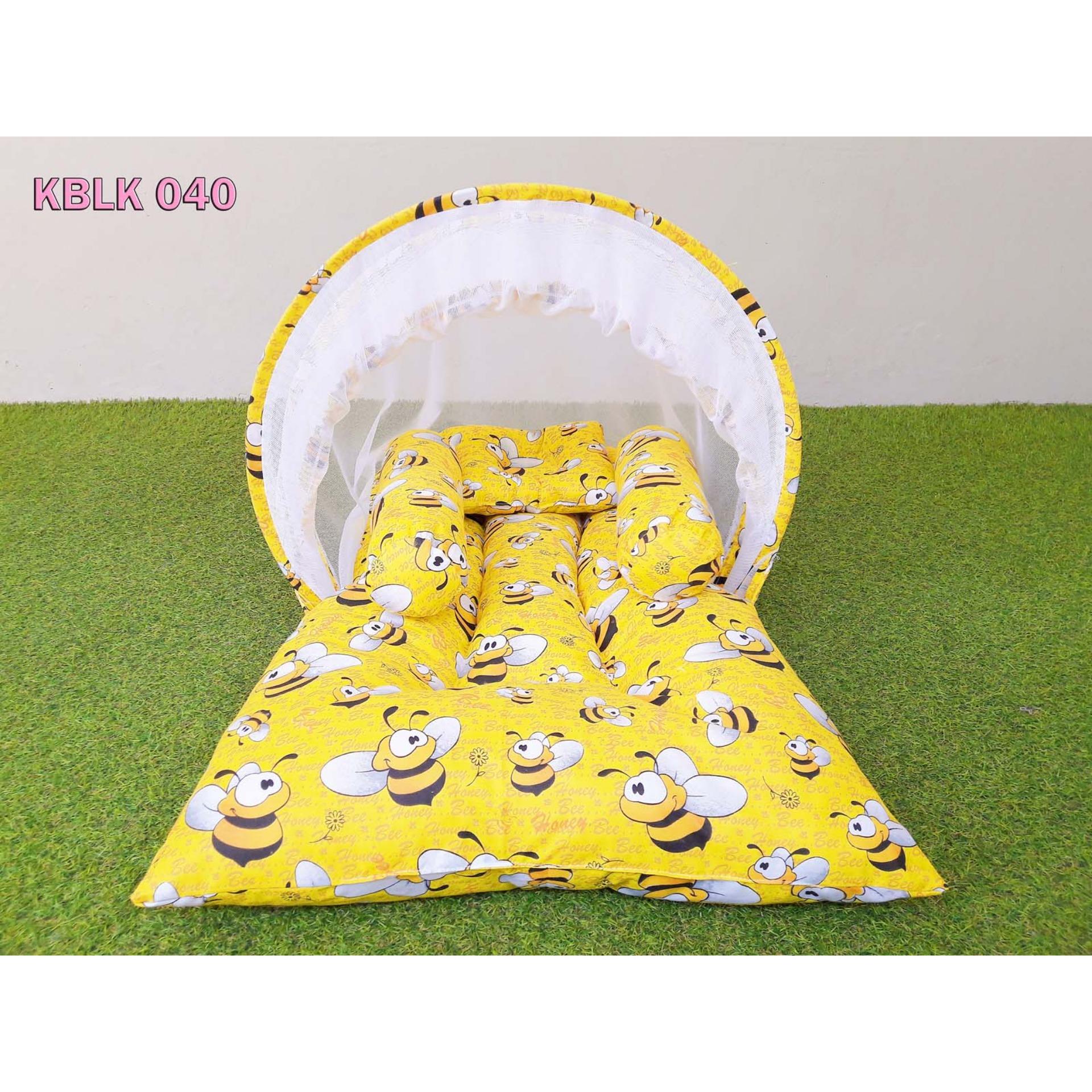 Grosir Elha Baby KBLK 040 Kasur Bayi Lipat Kelambu Bee I Babyshop