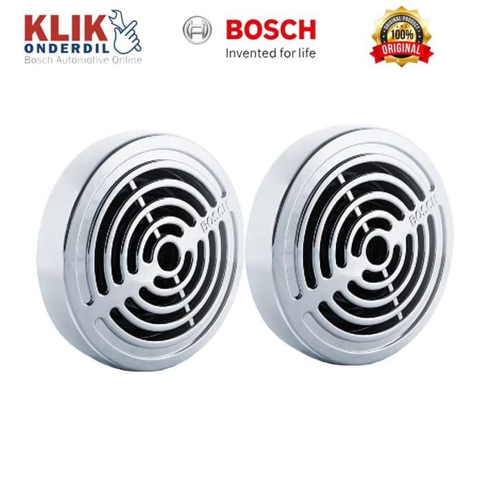 Bosch Klakson Europe Ring Disc 12V Set - Silver