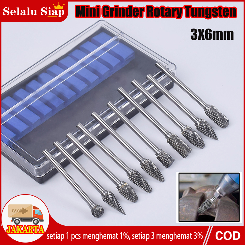 (dalam stok, dikirim dari jakarta)10 PCS Mata Bor HSS Kikir Ukir Kayu ...
