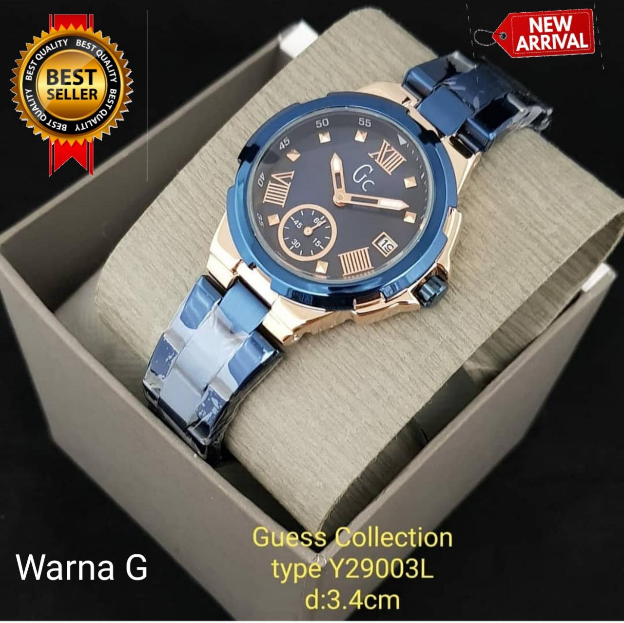 Jam Tangan Fashion Wanita GC Rantai Tanggal Aktif