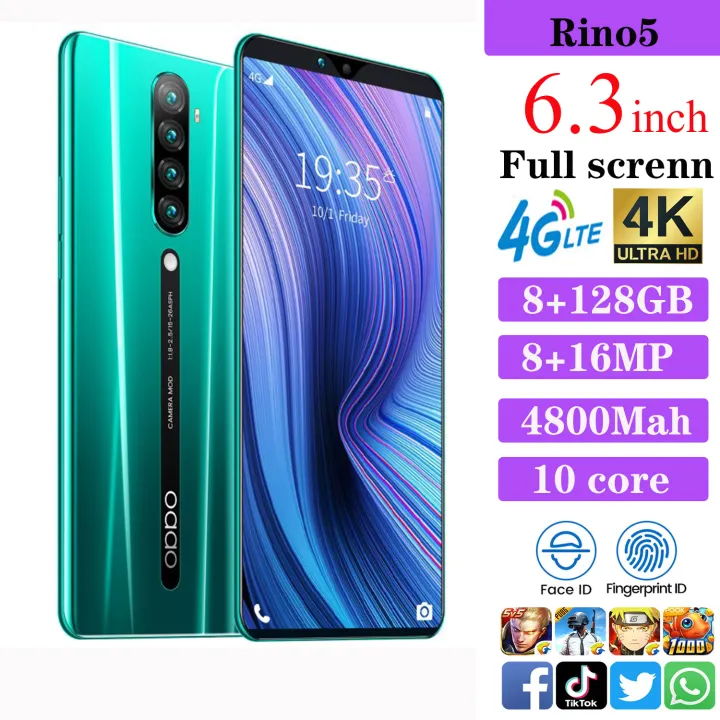 2021 Hot Sale Bisa Cod Hp Rino5 Pro Ponsel 6 3 Inci 8g Ram 128gb Rom Pengenalan Wajah Sidik Jari Membuka Ponsel Pintar Lazada Indonesia