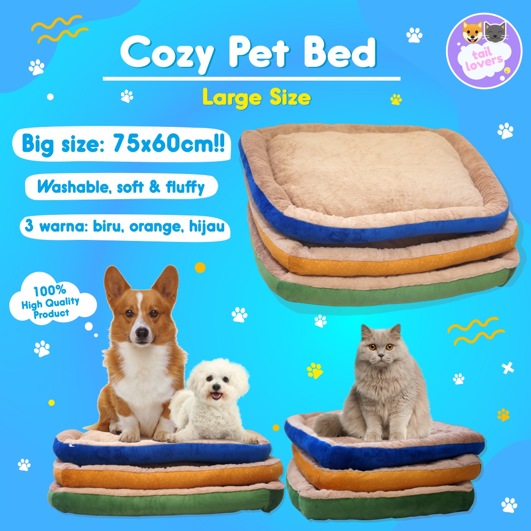 Kasur Besar Large Alas Tempat Tidur Hewan Anjing Kucing Luas Empuk Lazada Indonesia