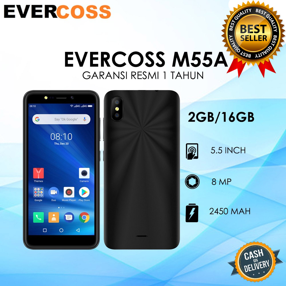 Evercoss M55a 2 16gb Octacore Pubg Support Resmi Lazada Indonesia