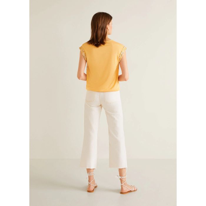 Siap Kirim MANGO - T-SHIRT CHEMABIL - KUNING M HOT SALE | Lazada Indonesia