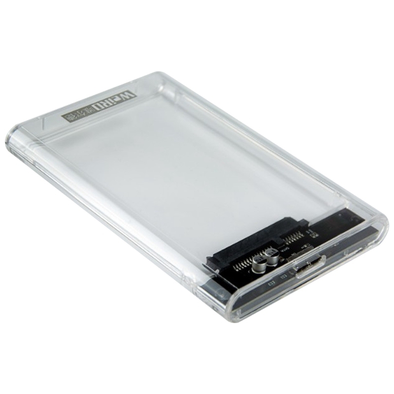 Bảng giá WEIRD 2.5 Inch Transparent USB3.0 HDD SSD Case Portable SATA Solid State Hard Drive Enclosure Mac 2TB Box Tool Phong Vũ