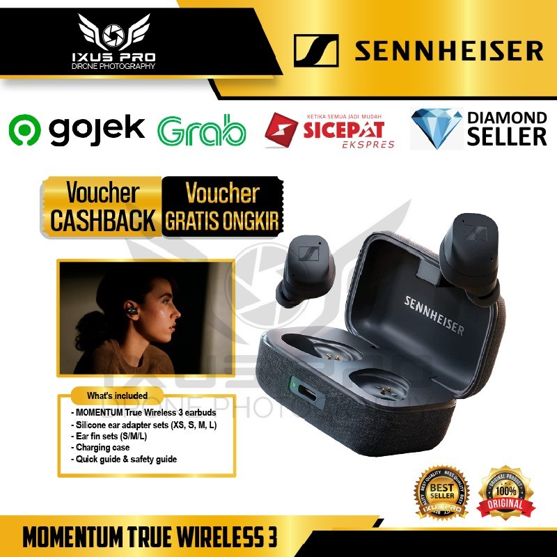 Sennheiser MOMENTUM True Wireless 3 /TW3 Bluetooth Earphone/In-Ear TWS ...