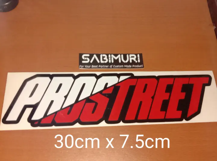 Cutting Sticker Prostreet 3 Warna 30cm Lazada Indonesia