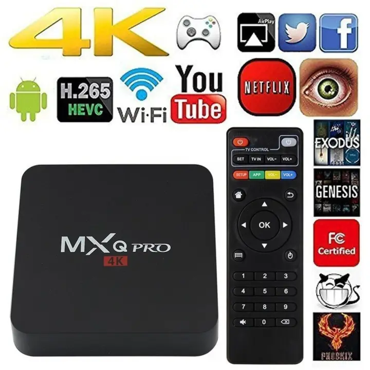 Original Android Tv Box Mxq Pro 4k Smart Tv Box Media Player Bergaransi Lazada Indonesia