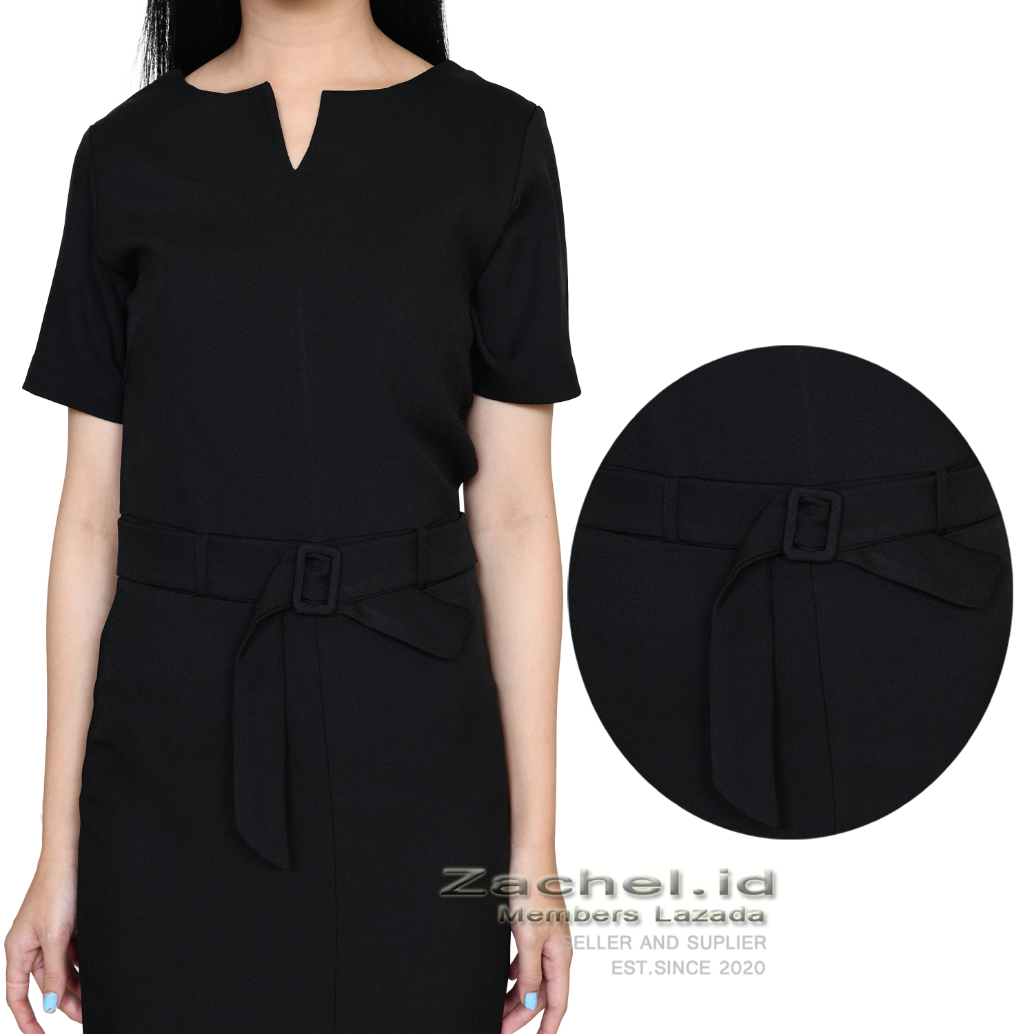 Dress Kerja Wanita Kantor Formal High Premium Quality / Dress Kerja