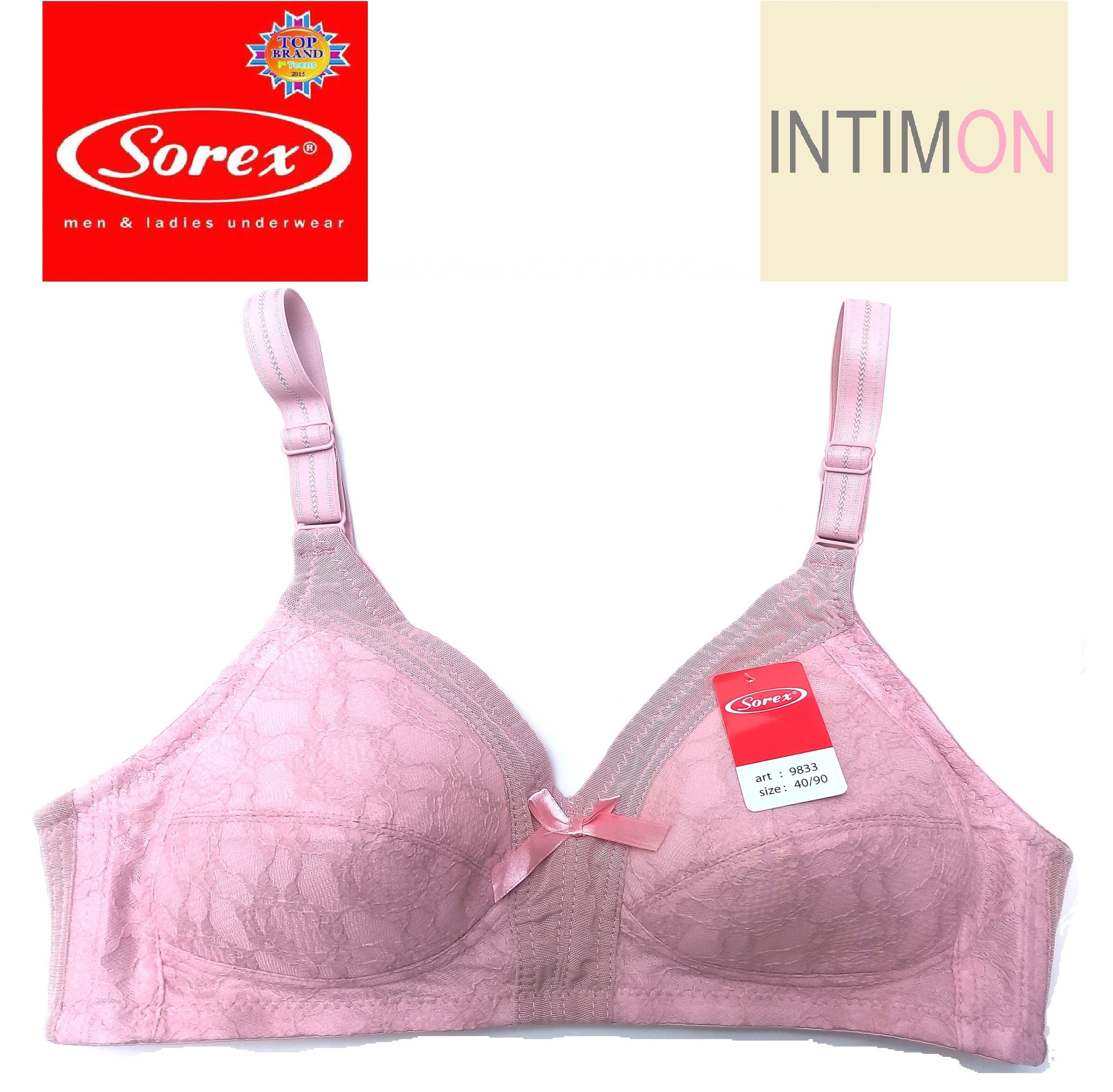 Bh Bra Renda Sorex 9833 Tanpa Kawat Cup Besar Jumbo Big Size Brukat Kemben Underwear Daleman Wanita Lazada Indonesia