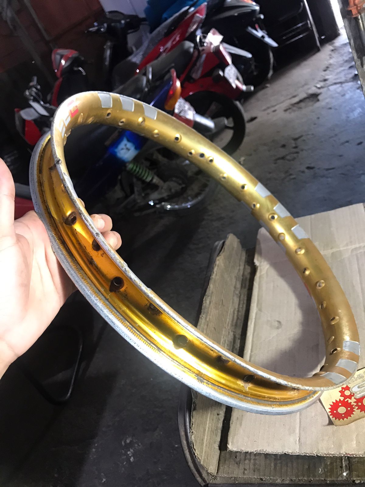 Velg peleg peleng veleng pelg DBS ring 17 140 Setenga lingkaran