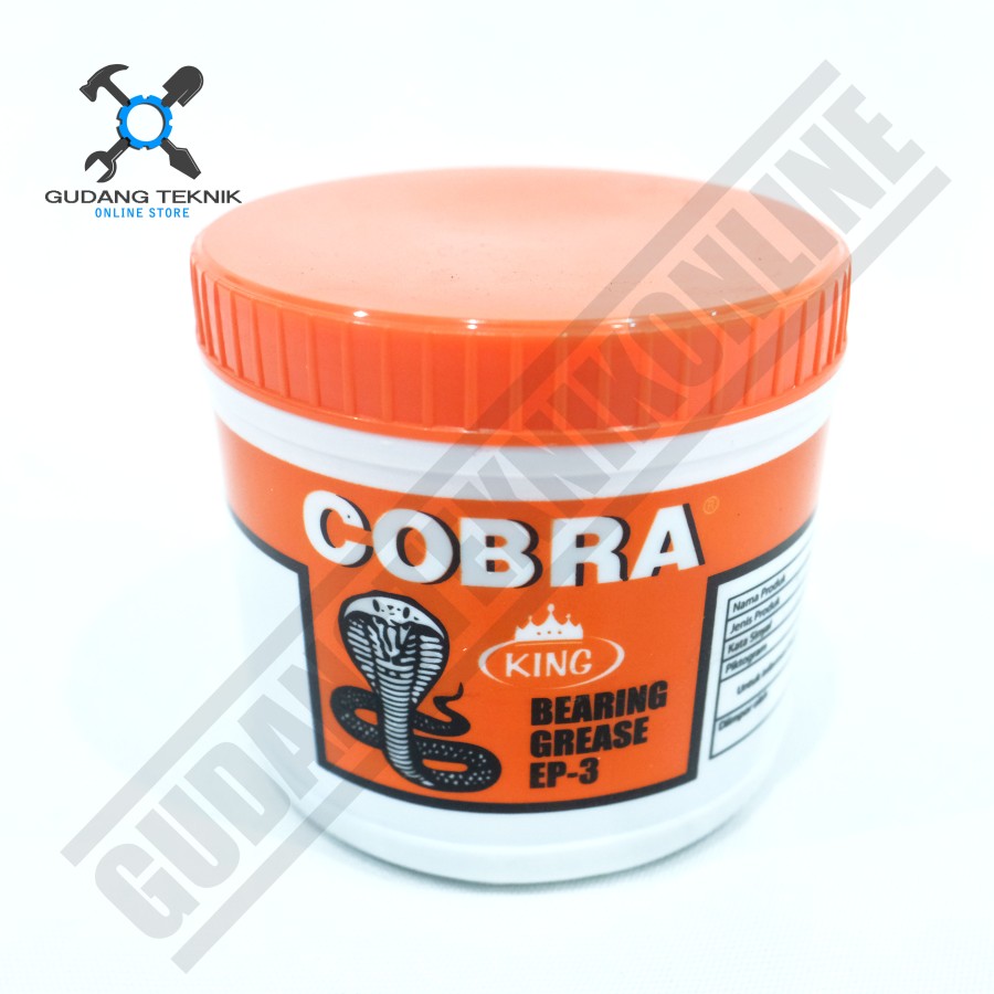Grease Bearing COBRA king EP3 500Gram / Stempet Grease ORANGE Gemuk