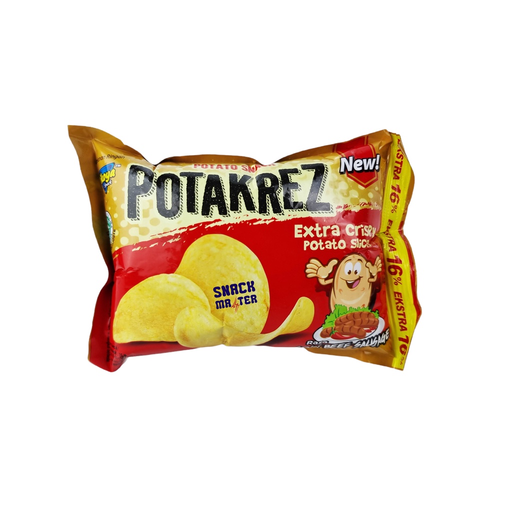 Kikoya Potakrez Potato Snack Snack Kentang Extra Crispy Netto 18gr