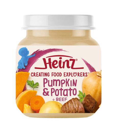 Heinz Jar Rasa PUMPKIN POTATO BEEF Baby Food 6m Makanan Bayi