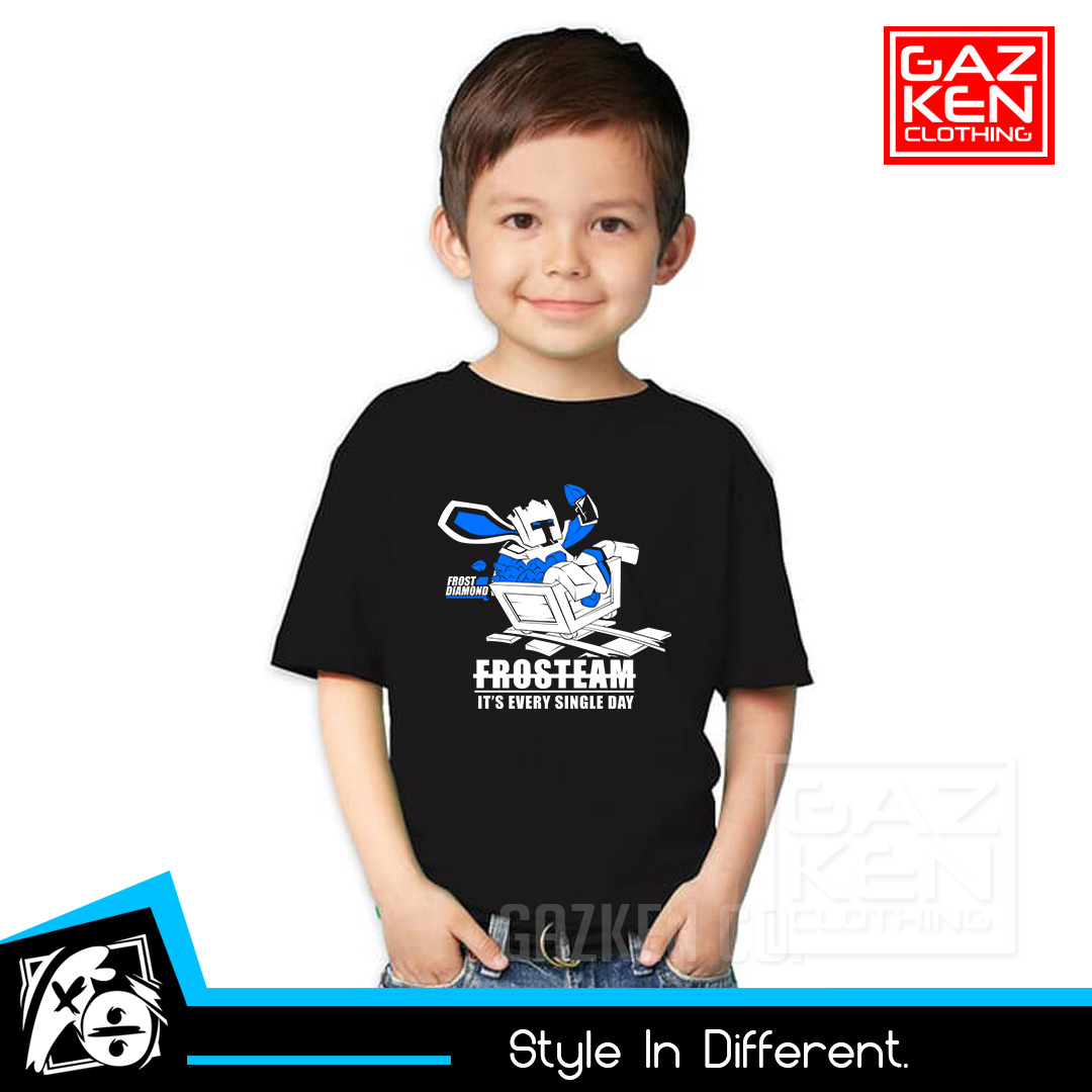 Kaos Distro Anak Frost Diamond Frosteam Minecraft Gamer Youtuber Indonesia Baju Gaming Esport Tapis Berseri Lengan Pendek Sablon Kualitas Terbaik Termurah Cotton Combed 24s Lazada Indonesia