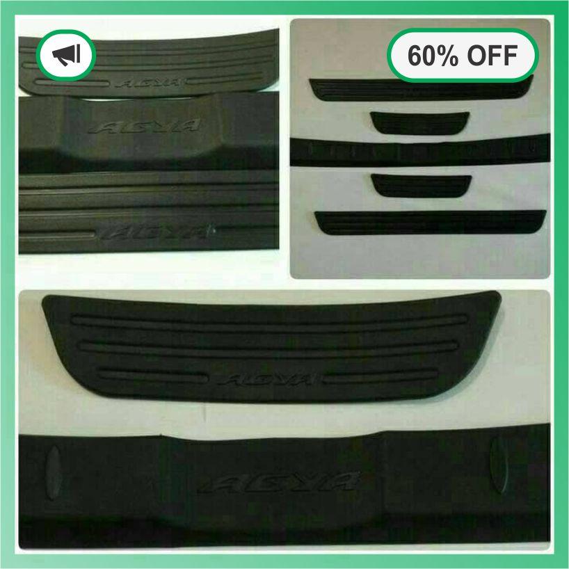 PILIHAN TERBAIK - TERLARIS DI LAZADA - PAKET SILLPLATE SILL PLATE SAMPING DAN BELAKANG AGYA / AYLA 2017 JSL - HARGA MIRING - LAZ PROMO BIRTHDAY