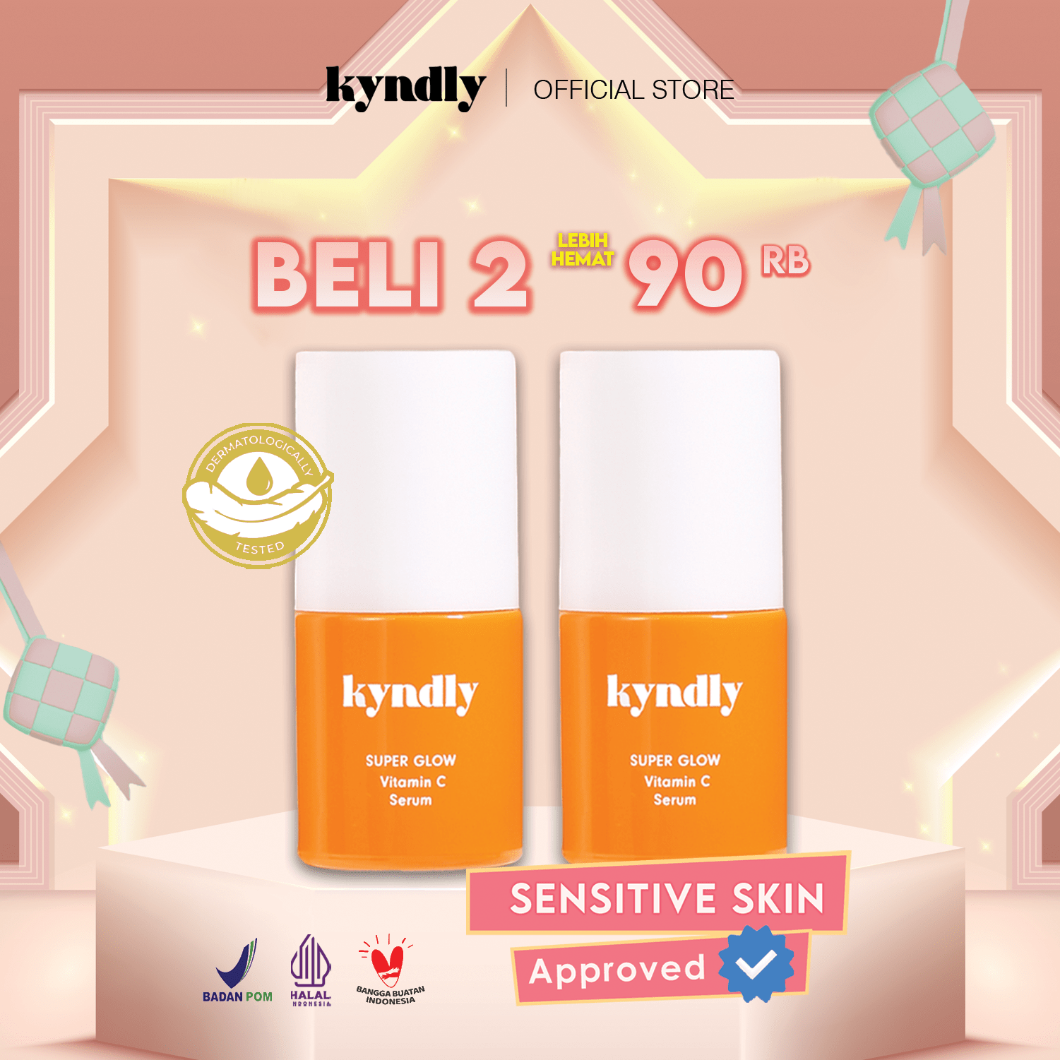 [BELI 2 HEMAT 90RB] KYNDLY SUPER GLOW Vitamin C Serum 20ml | Lazada ...