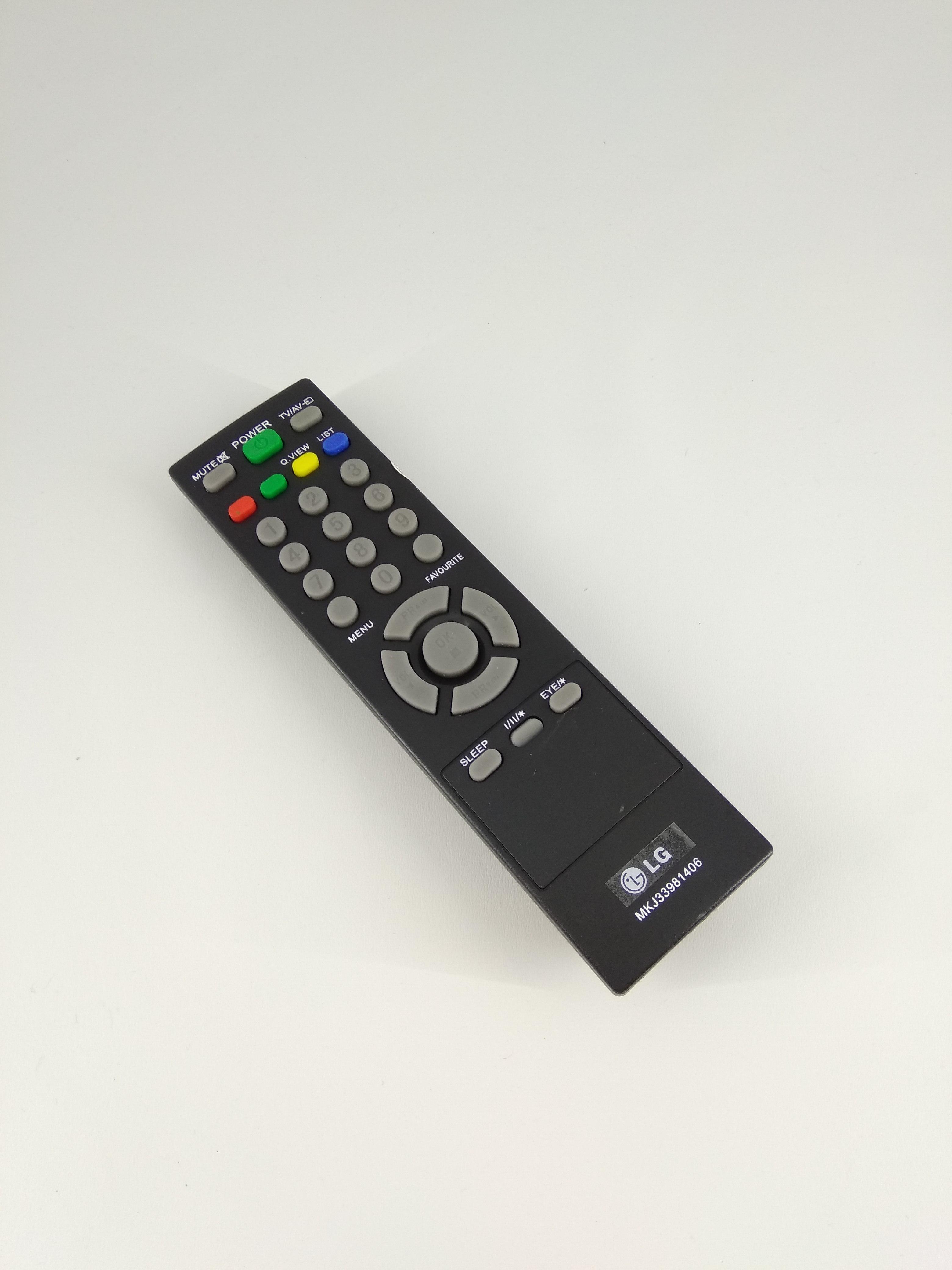 Remot Remote TV LG Blackpearl Tabung Slim Flat LCD MKJ33981406 Original Pabrik / KW