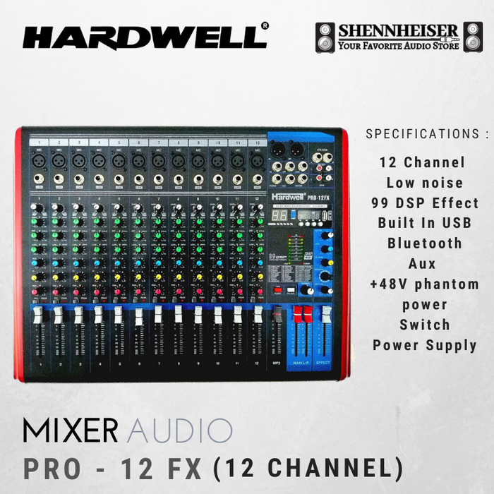 mixer hardwell pro fx 12