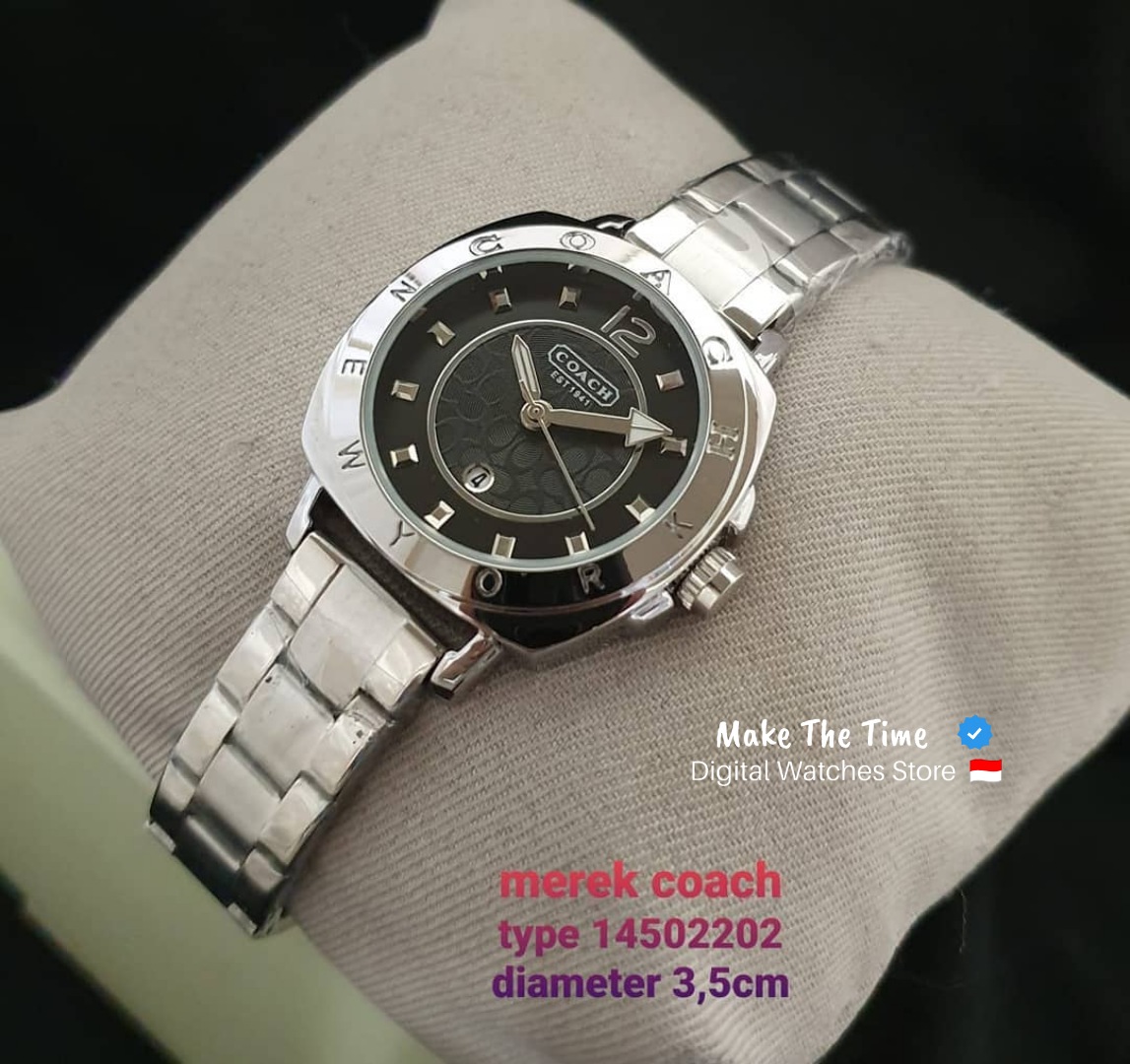 Jam Tangan Wanita Coach Tanggal Aktif Include Box dan
